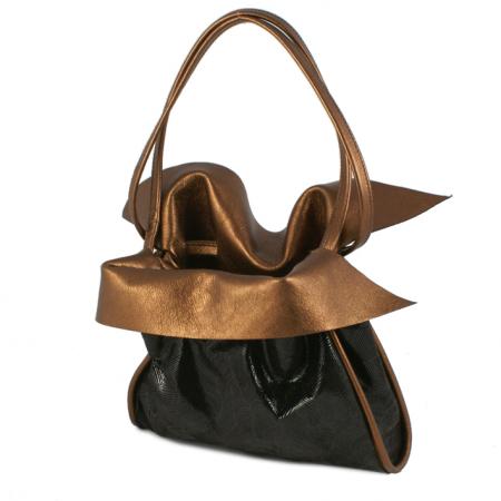  NANA BAG<br /> black & bronze