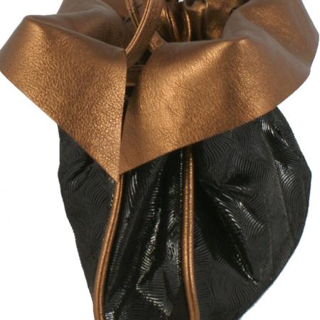  NANA BAG<br /> black & bronze