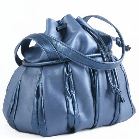 PRINCESS SLOUCH <br /> royal blue & blue metallic