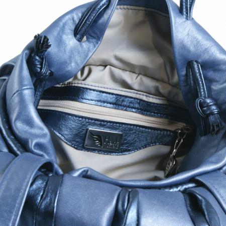 PRINCESS SLOUCH <br /> royal blue & blue metallic