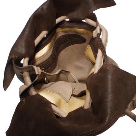 NANA PACK <br> distressed taupe & dark brown