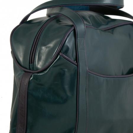SMALL LAZY WEEKENDER <br/>  teal & purple