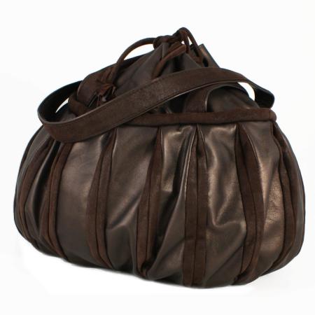 ROYAL SLOUCH  <br />  Dark Brown & Suede