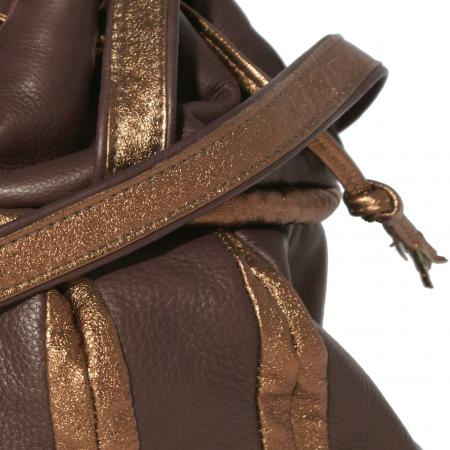 PRINCESS SLOUCH <br> mahogany & bronze