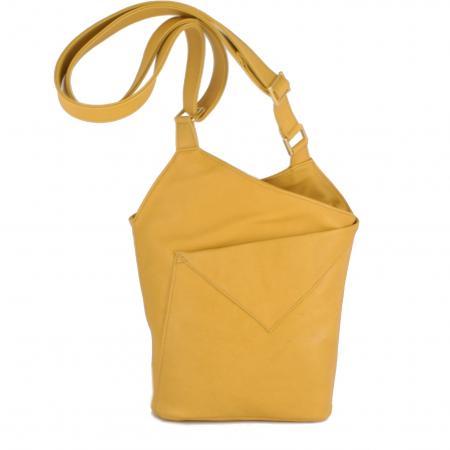 ORIGAMI BAG<br /> mustard