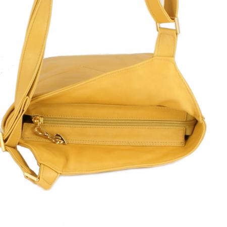 ORIGAMI BAG<br /> mustard