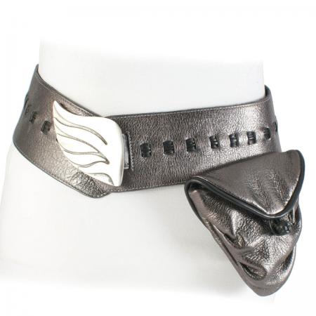 HIP DITTY RIBBON <br > anthracite & black