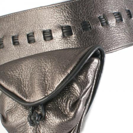HIP DITTY RIBBON <br > anthracite & black
