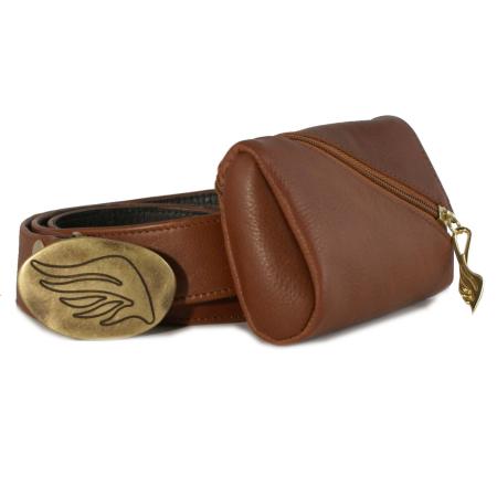 CONVERTIBLE HIP ZIP<br /> cognac & bronze
