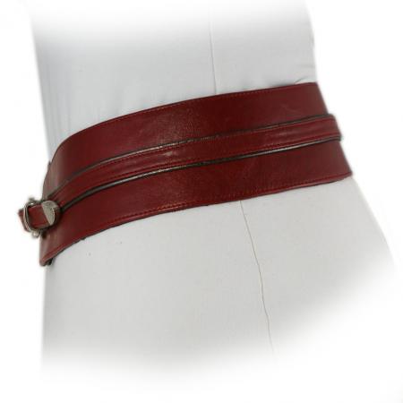 CURVE PERFECT WEST BELT<br > red & anthracite