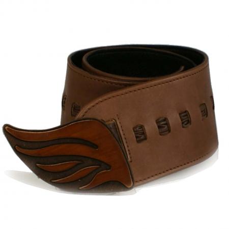 CURVE PERFECT RIBBON BELT <br /> light brown & dark brown