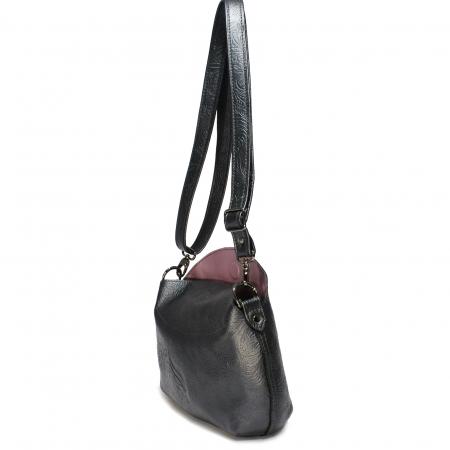 MINI ROO <br> anthracite pearl print & vilolet