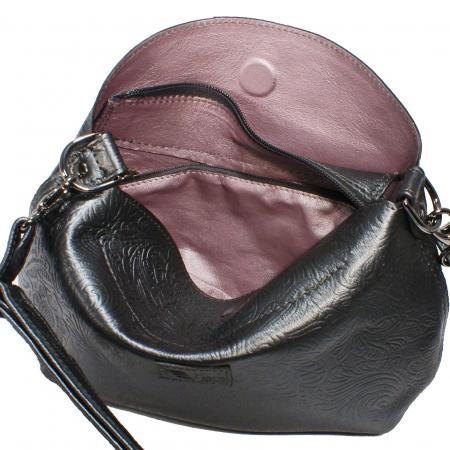 MINI ROO <br> anthracite pearl print & vilolet