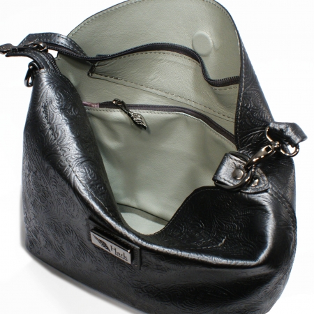 ROO <br> anthracite pearl print & sea foam