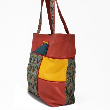 MONDRI<br>textile & pink & yellow