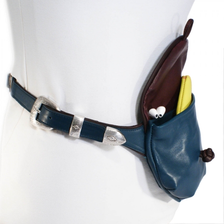 HIP HIP BAG <br> petrol & aubergine