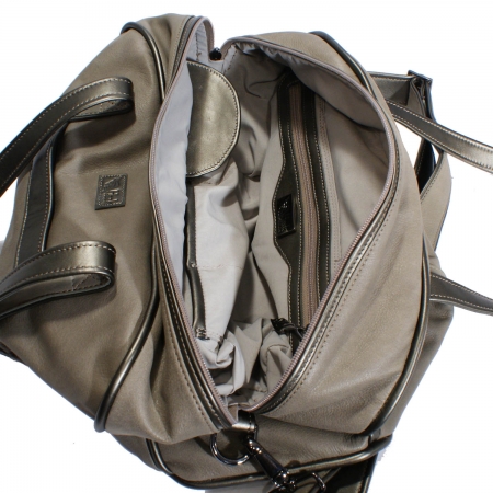 FELICITY WEEKENDER <br> grey & pewter