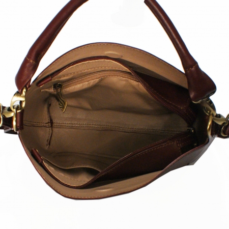 ROO<br> mahogany & taupe