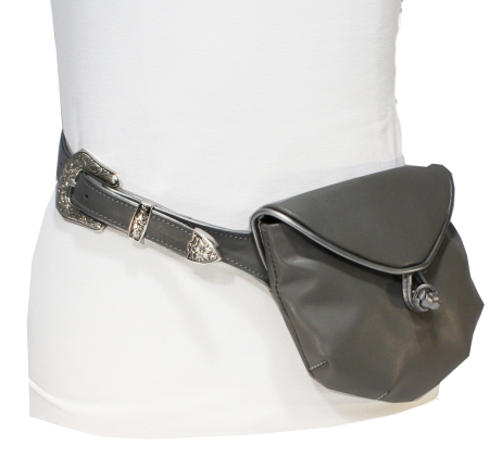 HIP HIP  BAG    <br> grey & silver