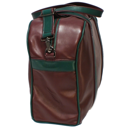 FELICITY WEEKENDER <br> burgundy & green