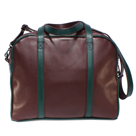 FELICITY WEEKENDER <br> burgundy & green