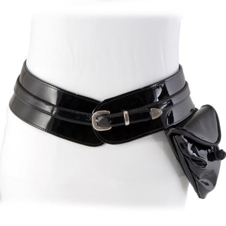 CONVERTIBLE <br > HIP DITTY WESTERN <br > black patent leather